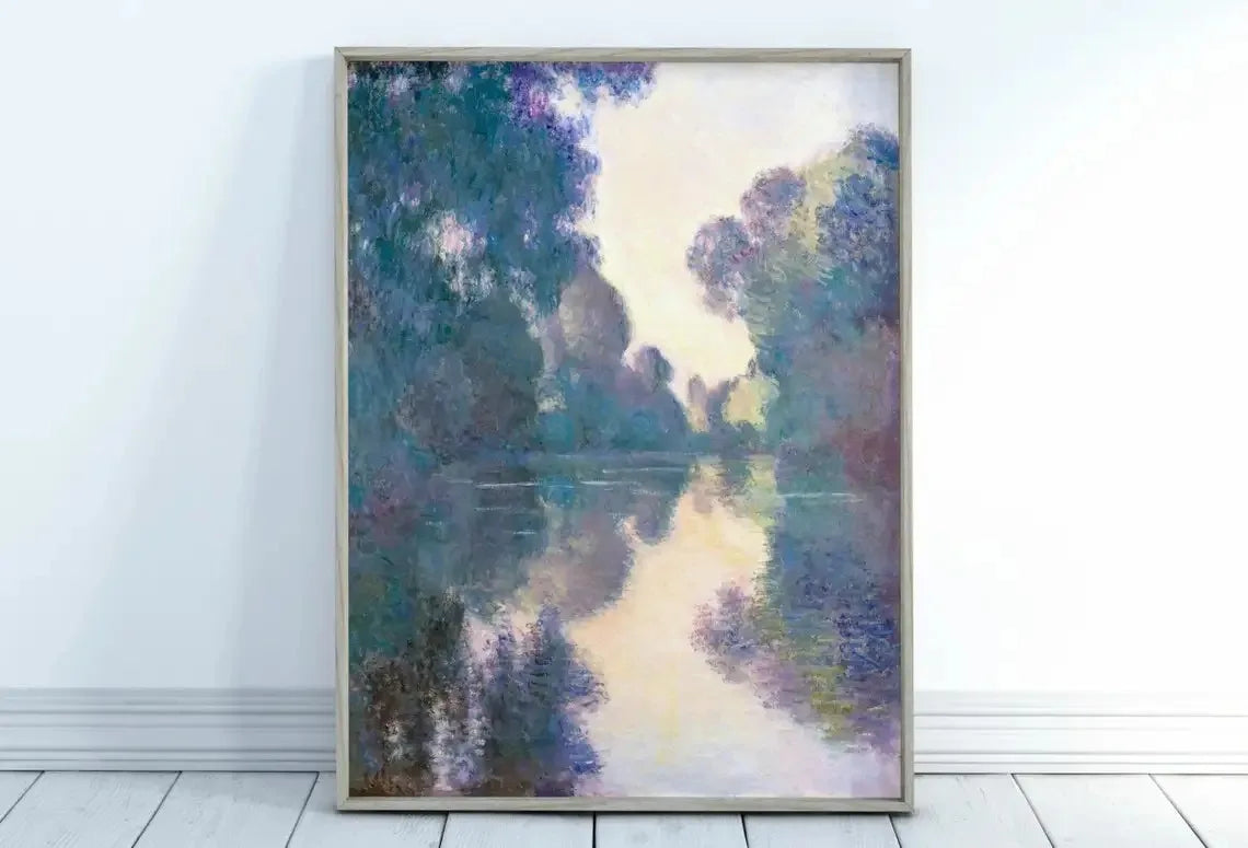 Monet Abstract Landscape Art Canvas Prints Painting Wall Art.