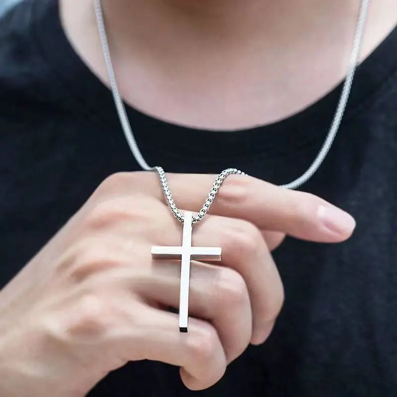 Christian Cross Pendant Necklace.
