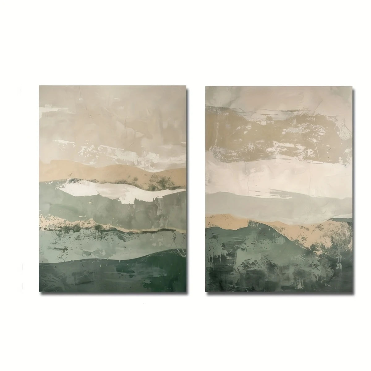 Retro Wabi Sabi Mountains Abstract  Home Decor Wall Art Poster.