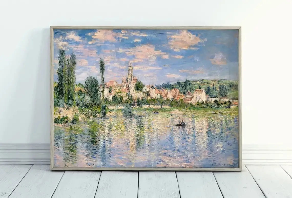 Monet Abstract Landscape Art Canvas Prints Painting Wall Art.