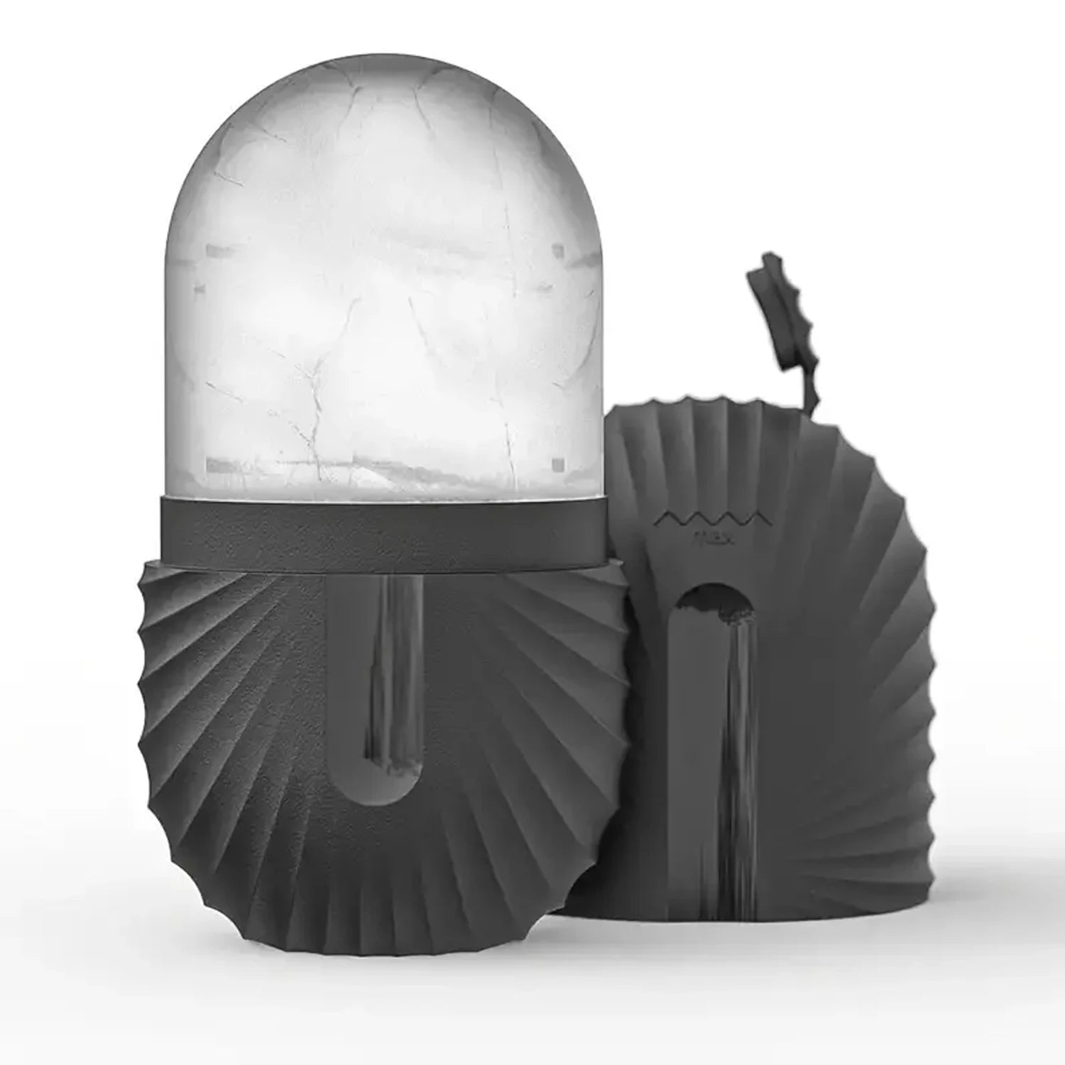 Ice Roller Facial Massage.