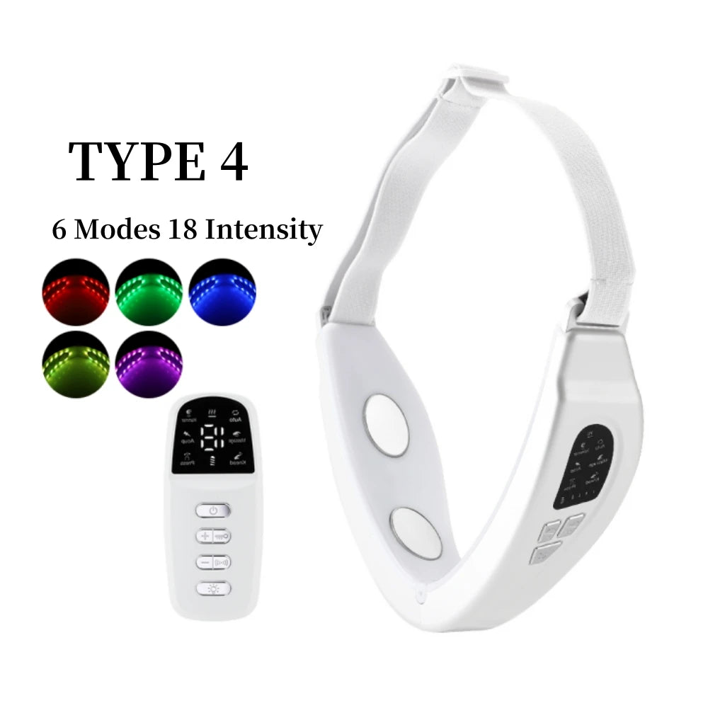 Rejuvenation V Face Massager Double Chin Lift Up with Remote Control.