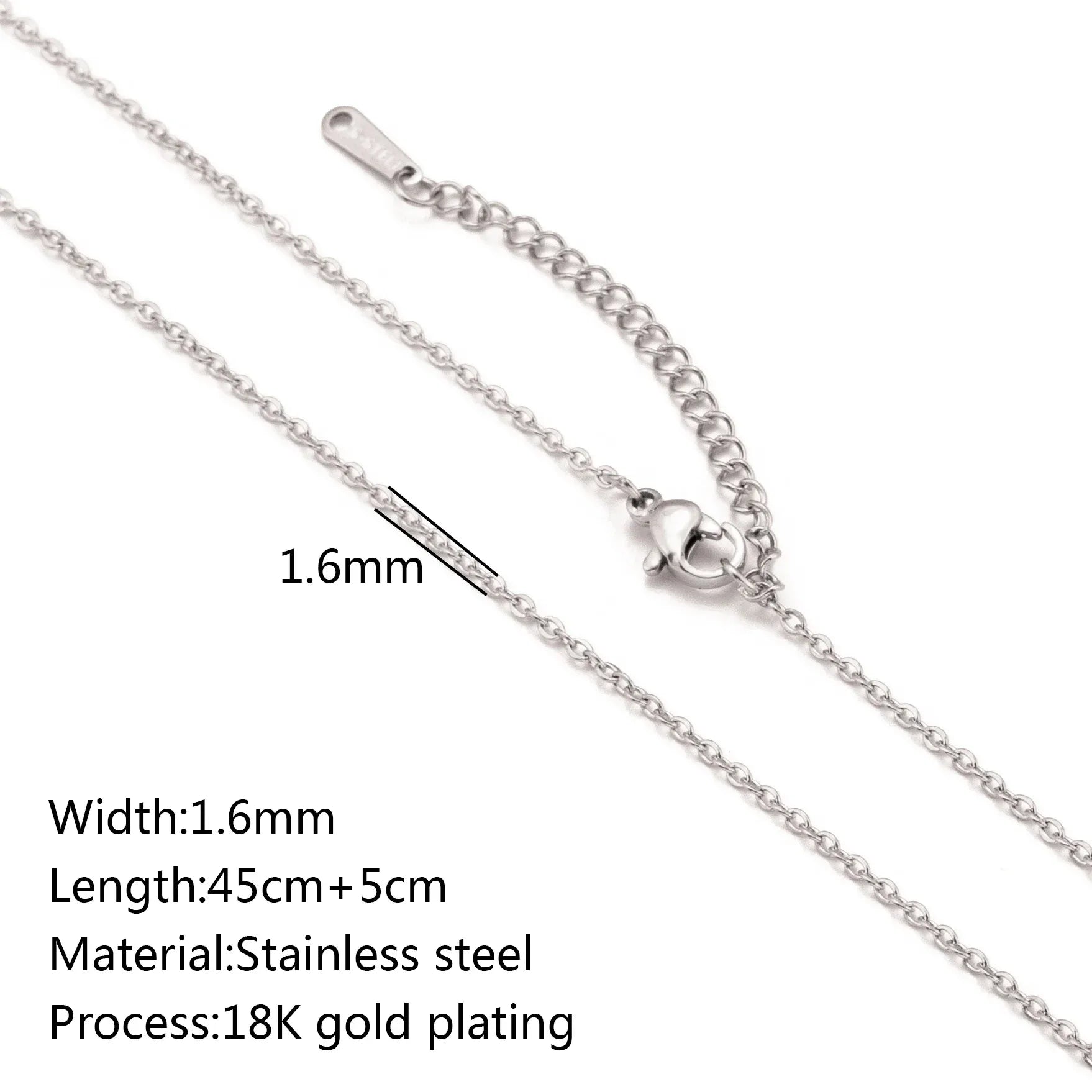 Adjustable Plated Cuba Cross O Ripple Twisted Chain Necklace - Essential Luxury