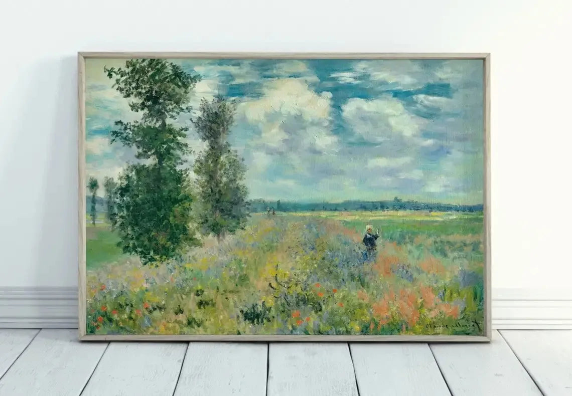Monet Abstract Landscape Art Canvas Prints Painting Wall Art.