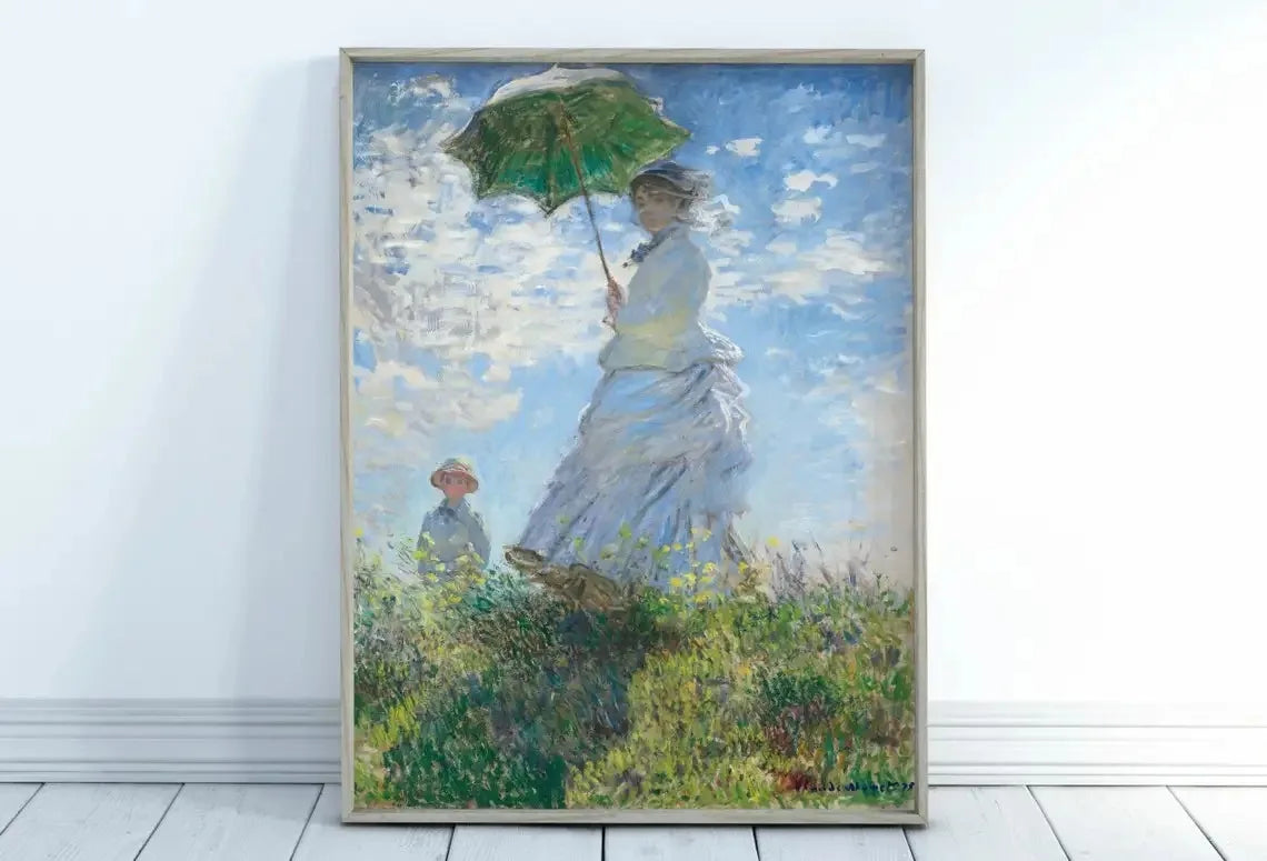 Monet Abstract Landscape Art Canvas Prints Painting Wall Art.