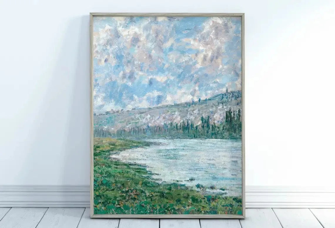 Monet Abstract Landscape Art Canvas Prints Painting Wall Art.