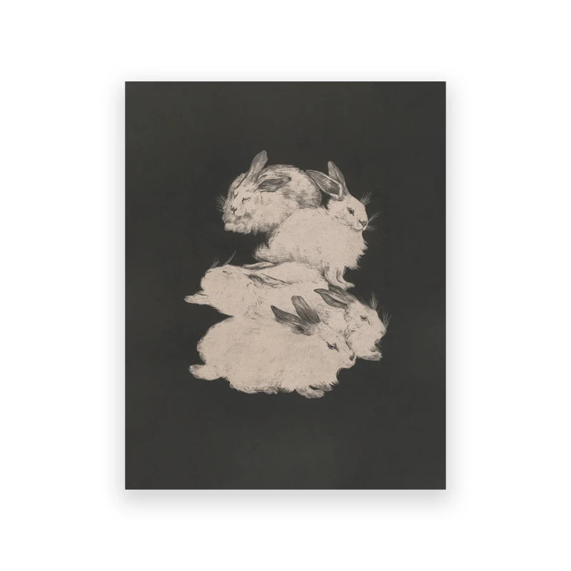 Vintage Moody Owl Painting Canvas Wall Decor