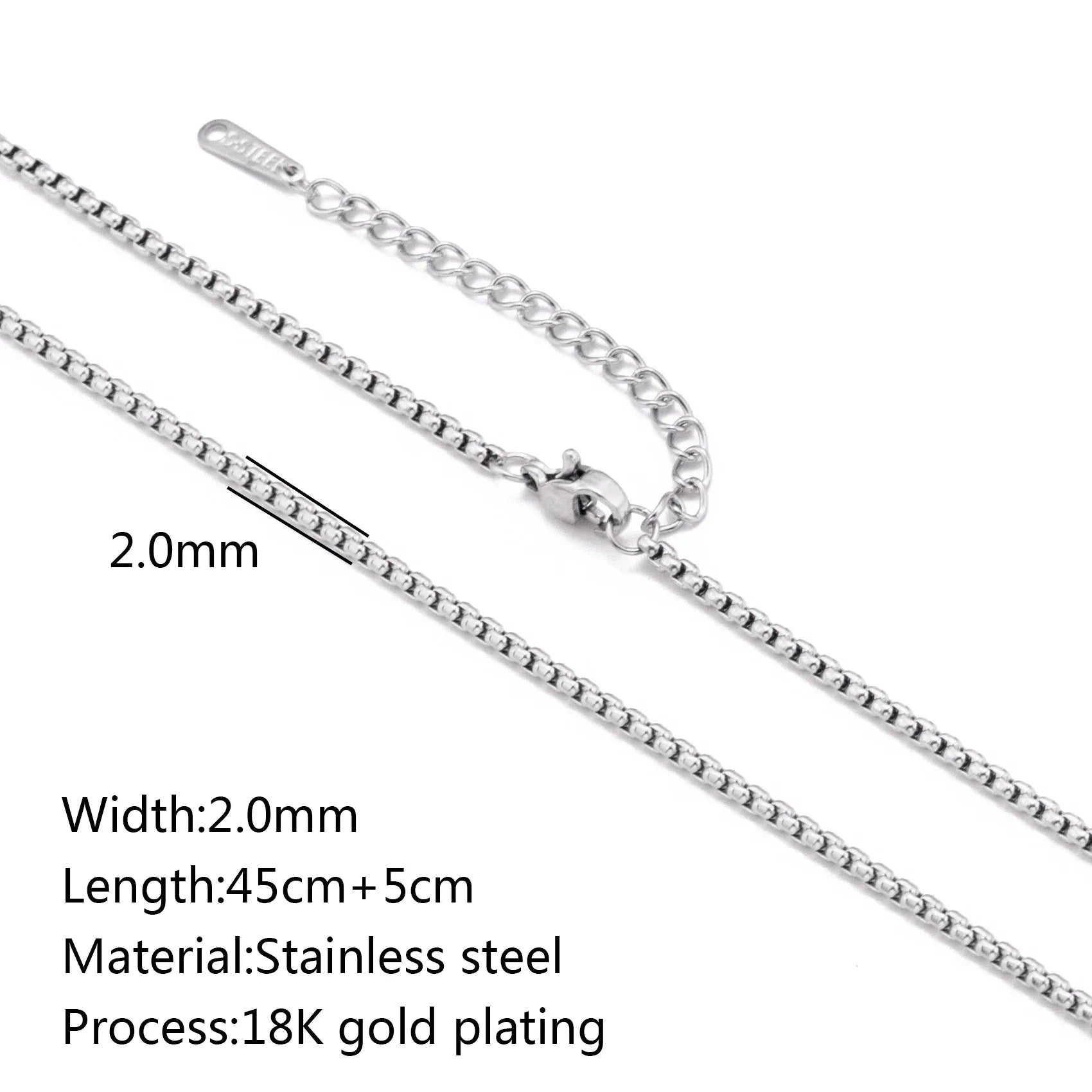 Adjustable Plated Cuba Cross O Ripple Twisted Chain Necklace - Essential Luxury