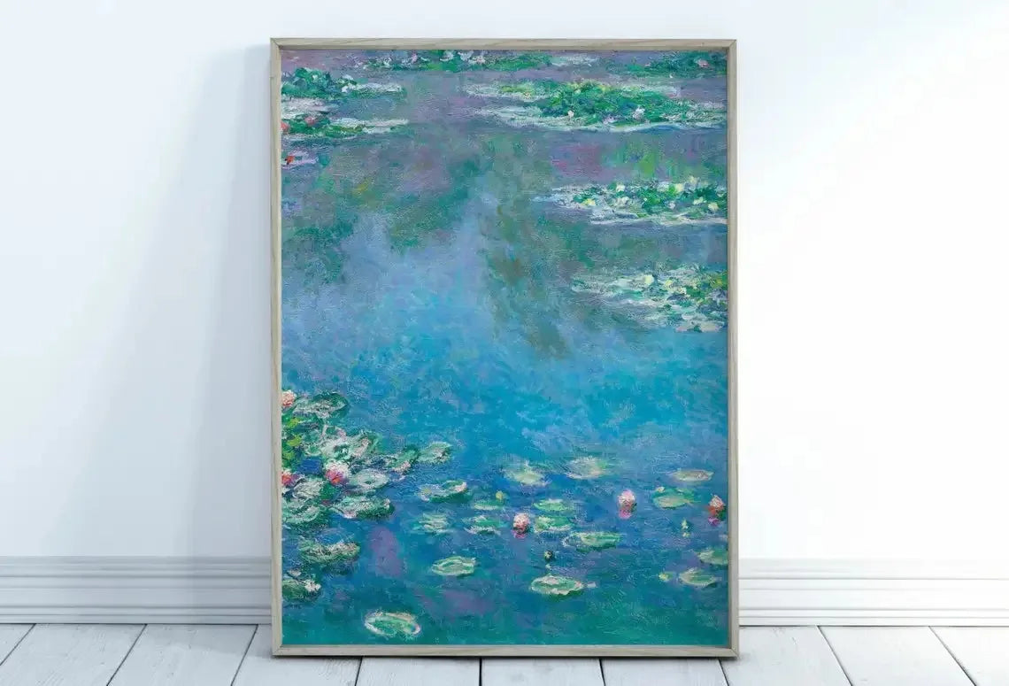 Monet Abstract Landscape Art Canvas Prints Painting Wall Art.