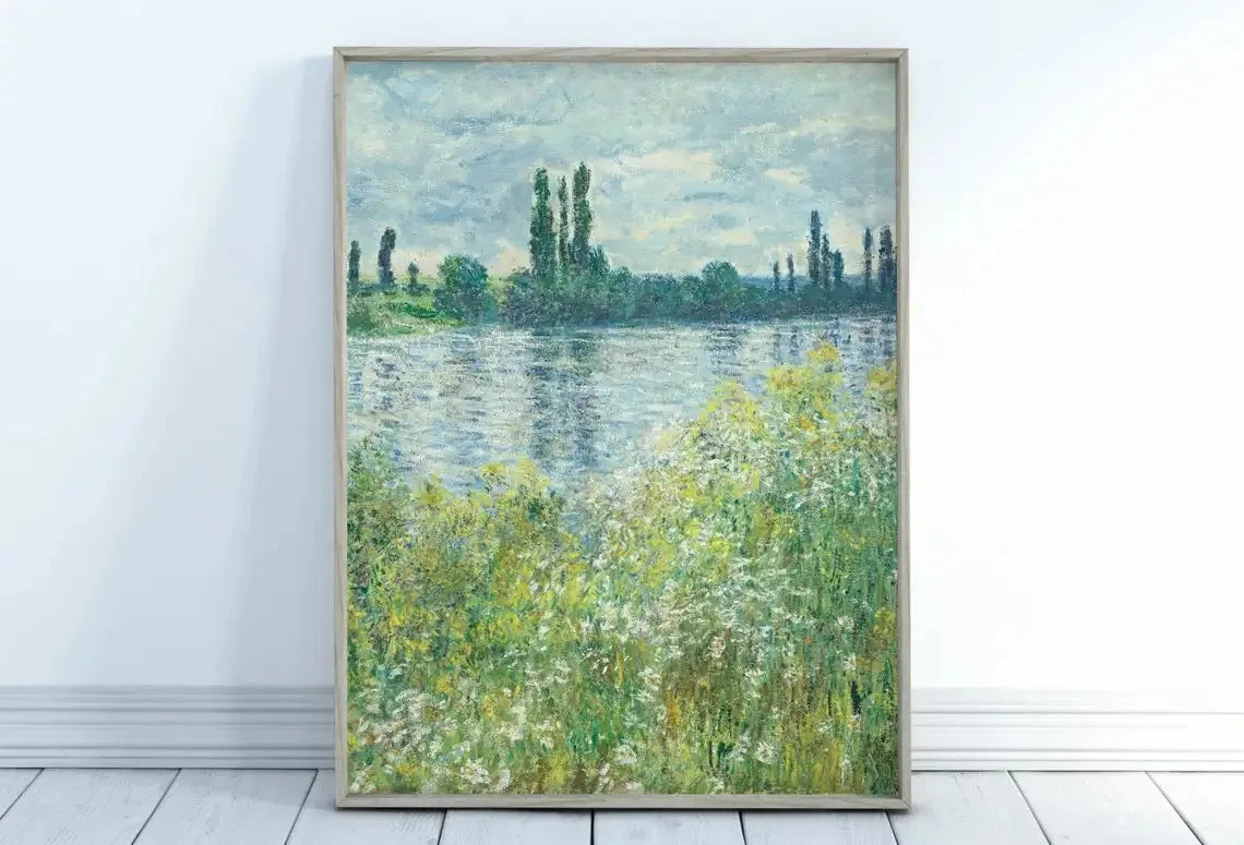 Monet Abstract Landscape Art Canvas Prints Painting Wall Art.