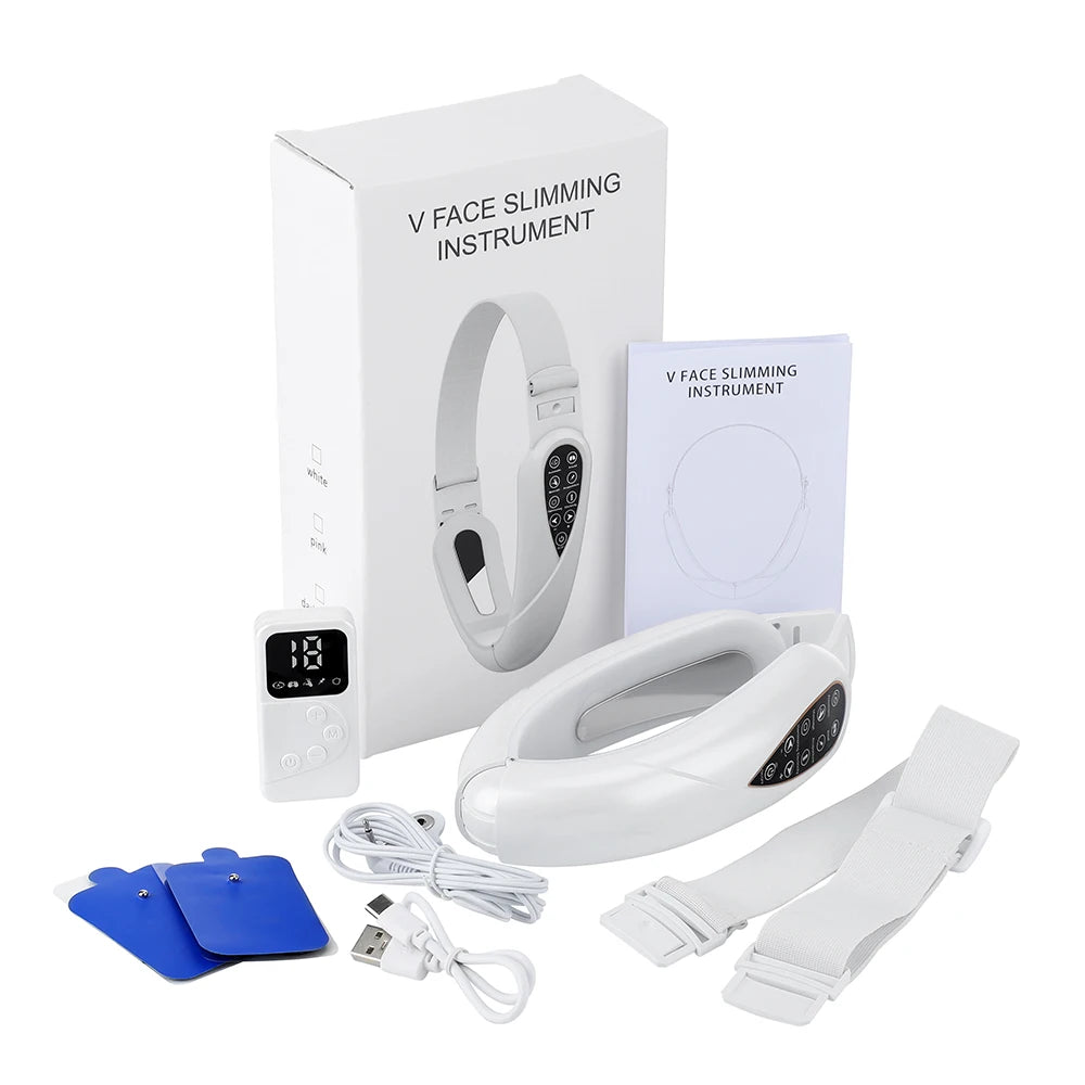 Rejuvenation V Face Massager Double Chin Lift Up with Remote Control.