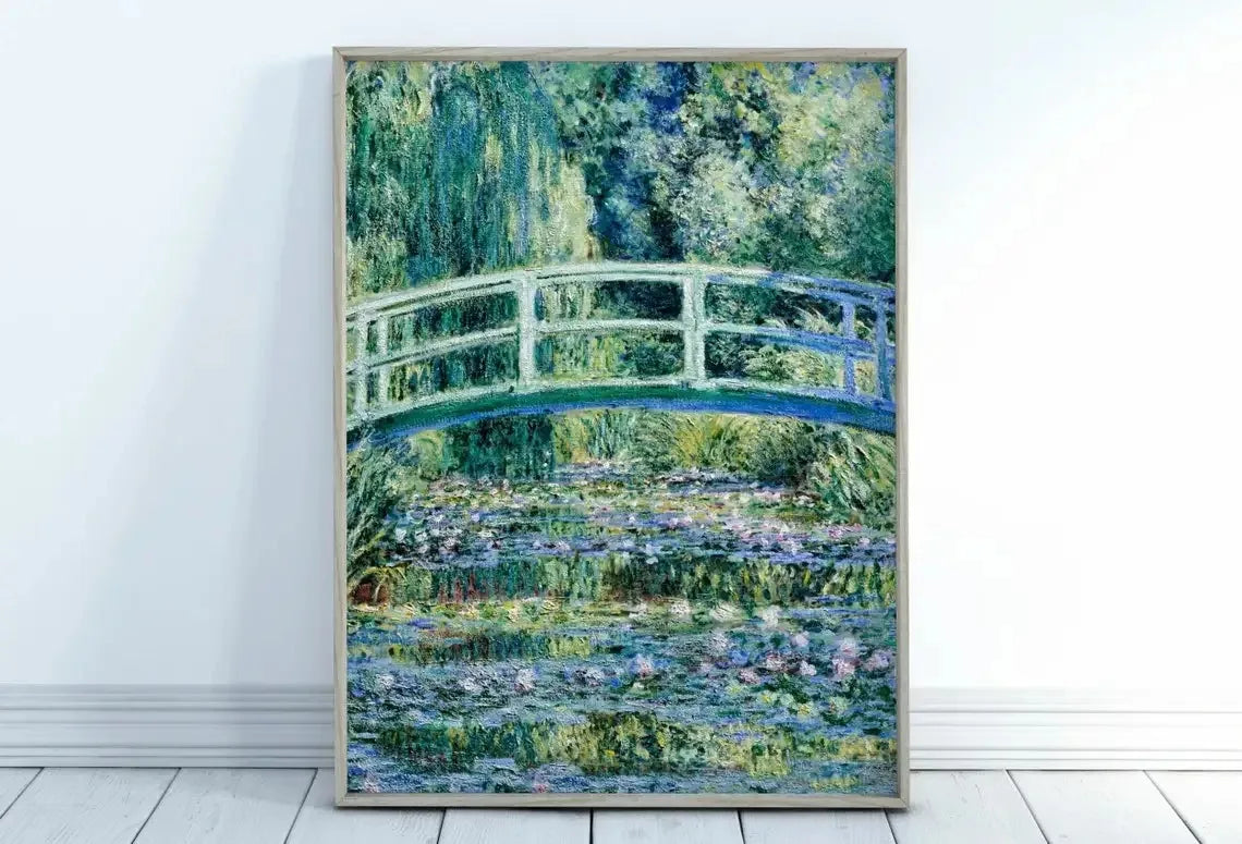 Monet Abstract Landscape Art Canvas Prints Painting Wall Art.