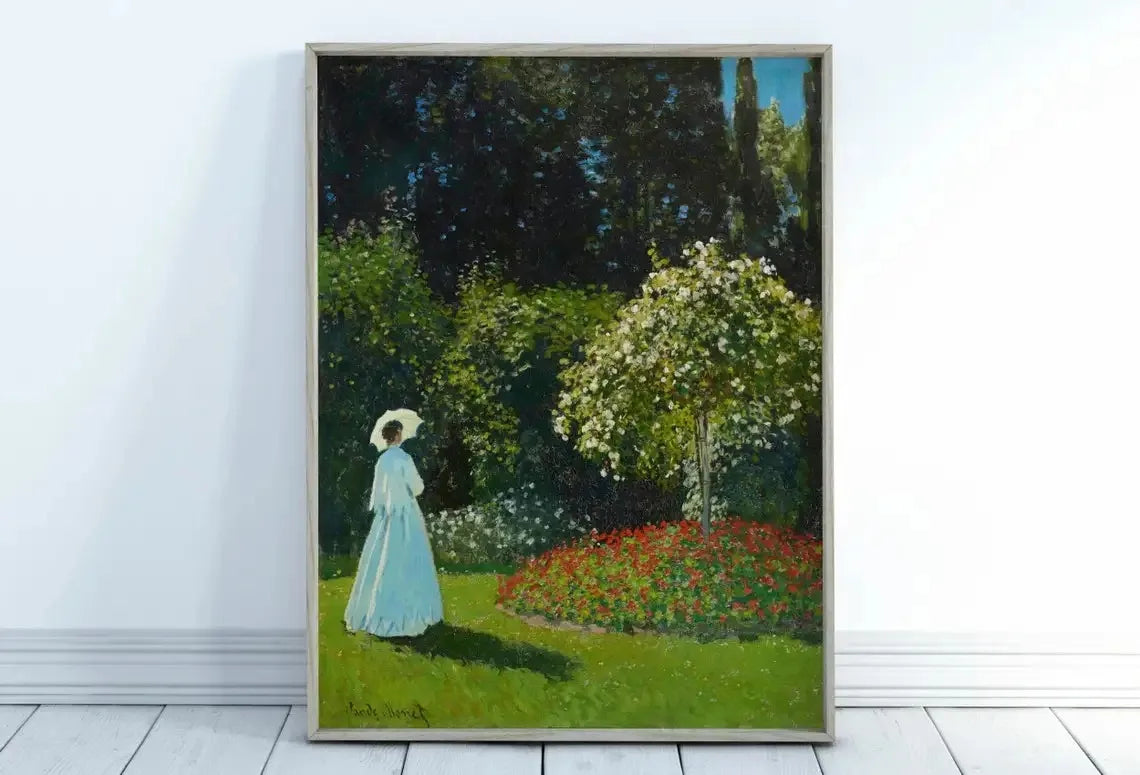 Monet Abstract Landscape Art Canvas Prints Painting Wall Art.