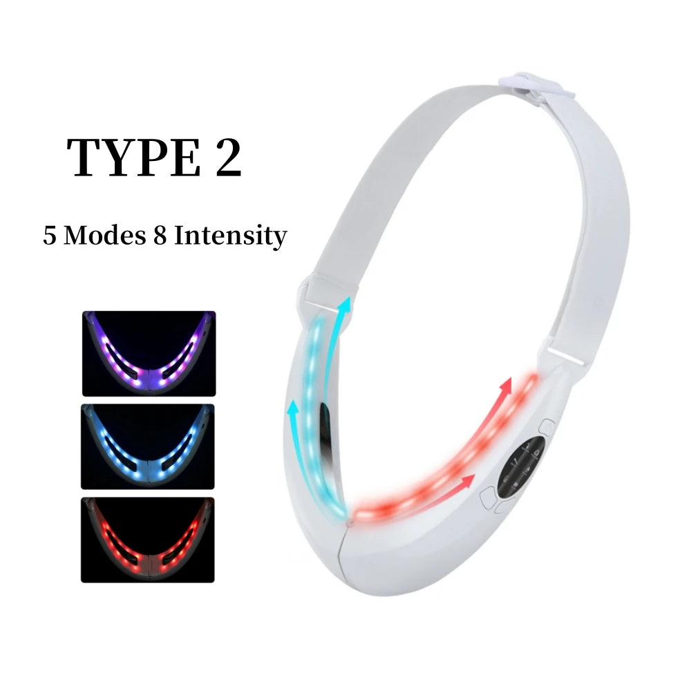 Rejuvenation V Face Massager Double Chin Lift Up with Remote Control.