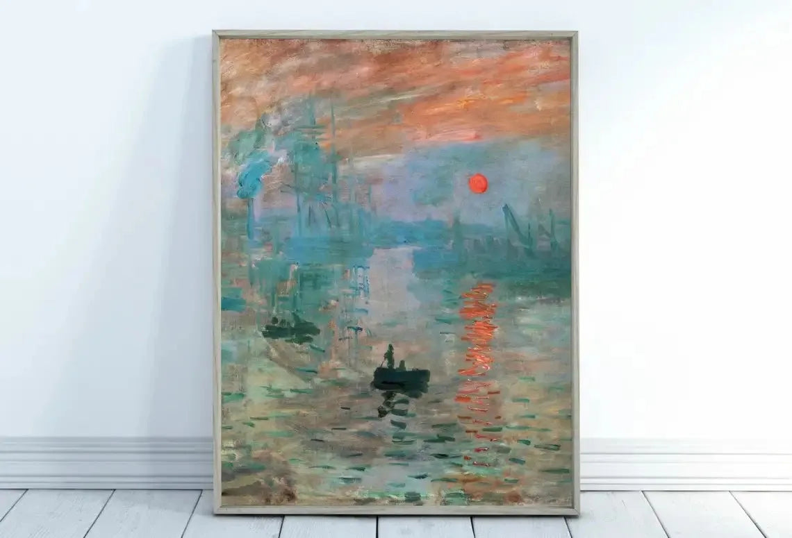 Monet Abstract Landscape Art Canvas Prints Painting Wall Art