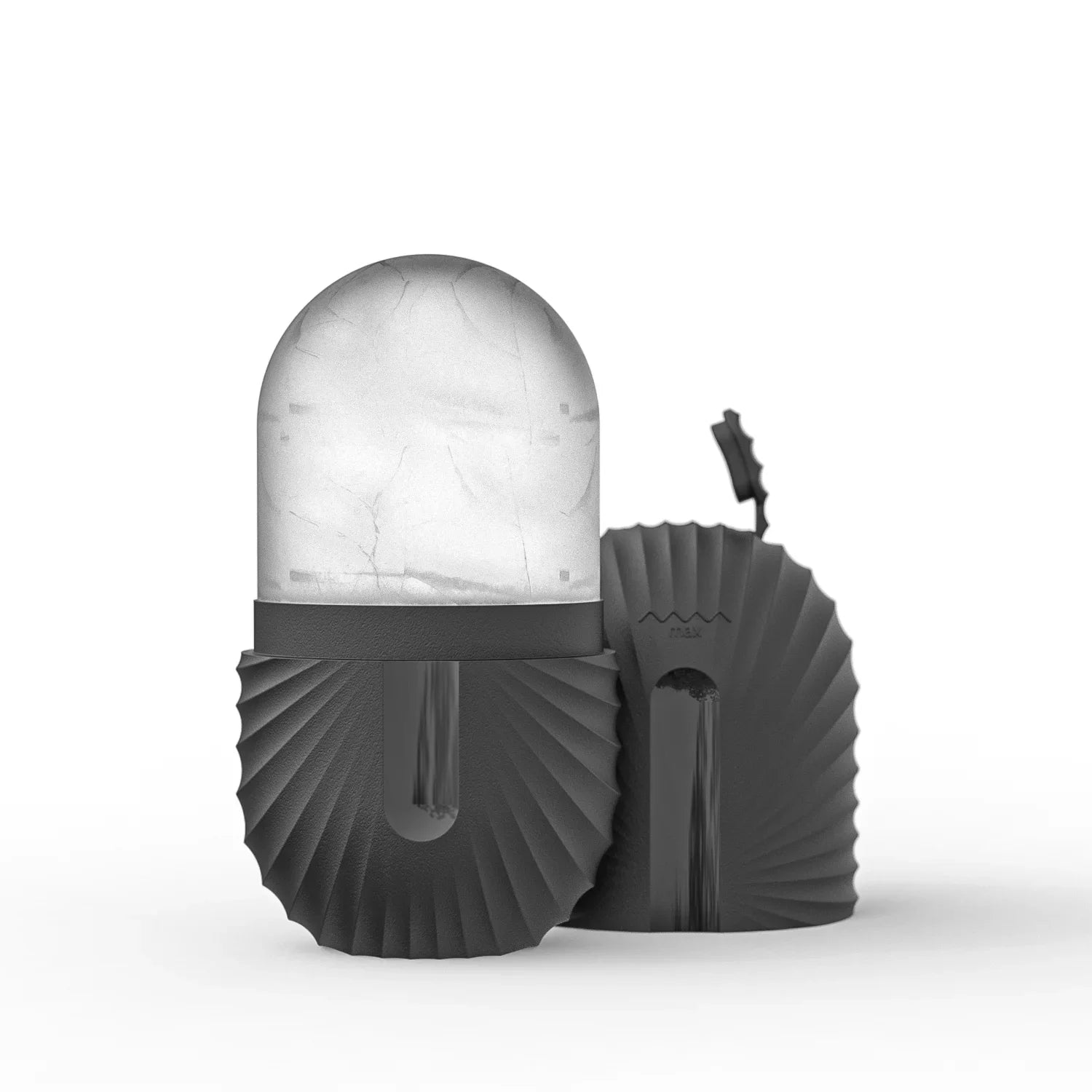 Ice Roller Facial Massage.