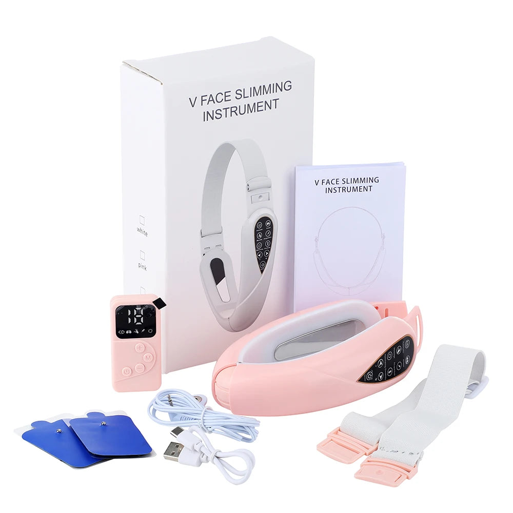 Rejuvenation V Face Massager Double Chin Lift Up with Remote Control.