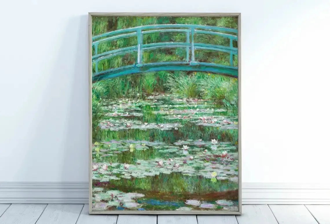 Monet Abstract Landscape Art Canvas Prints Painting Wall Art.