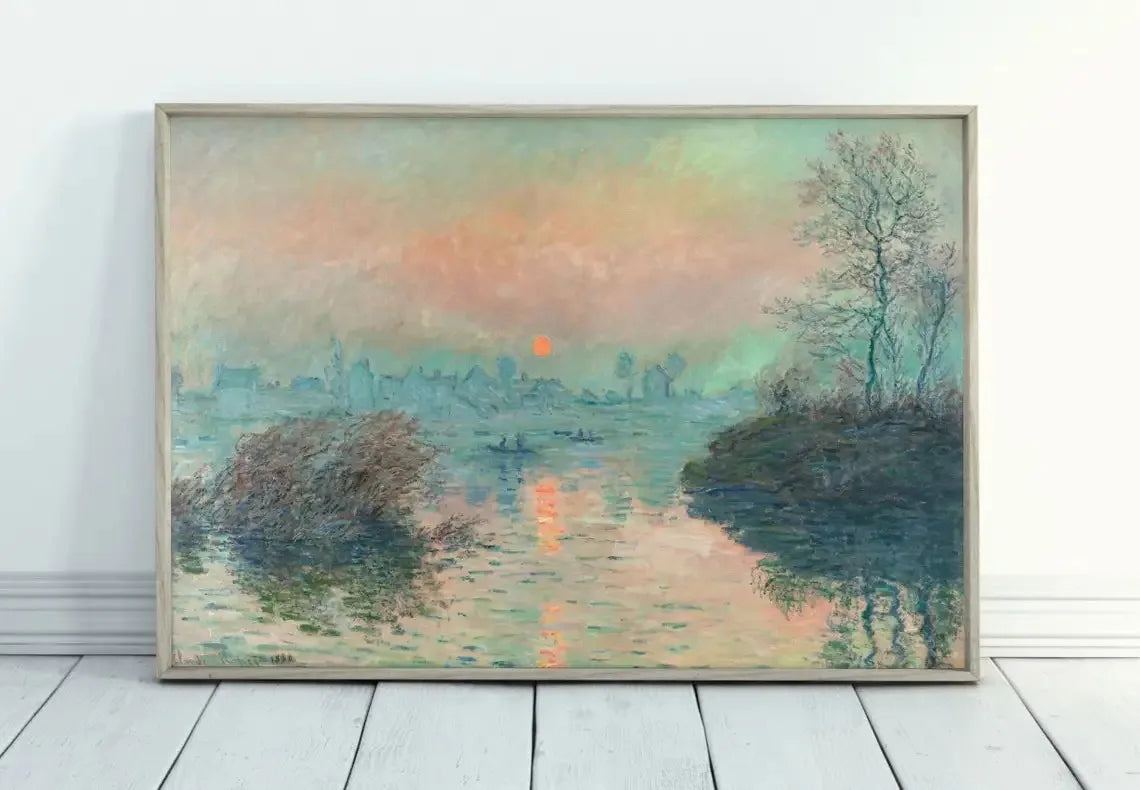 Monet Abstract Landscape Art Canvas Prints Painting Wall Art