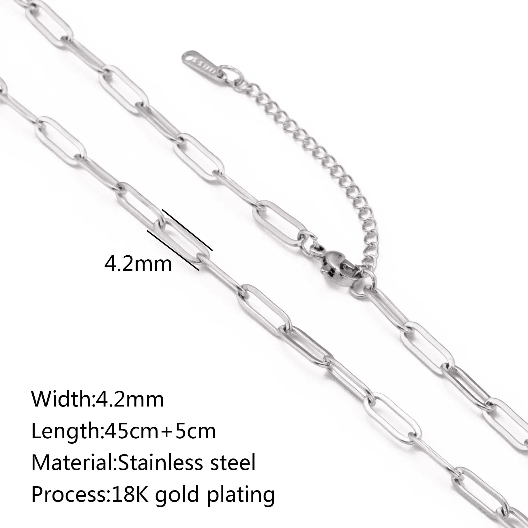 Adjustable Plated Cuba Cross O Ripple Twisted Chain Necklace - Essential Luxury