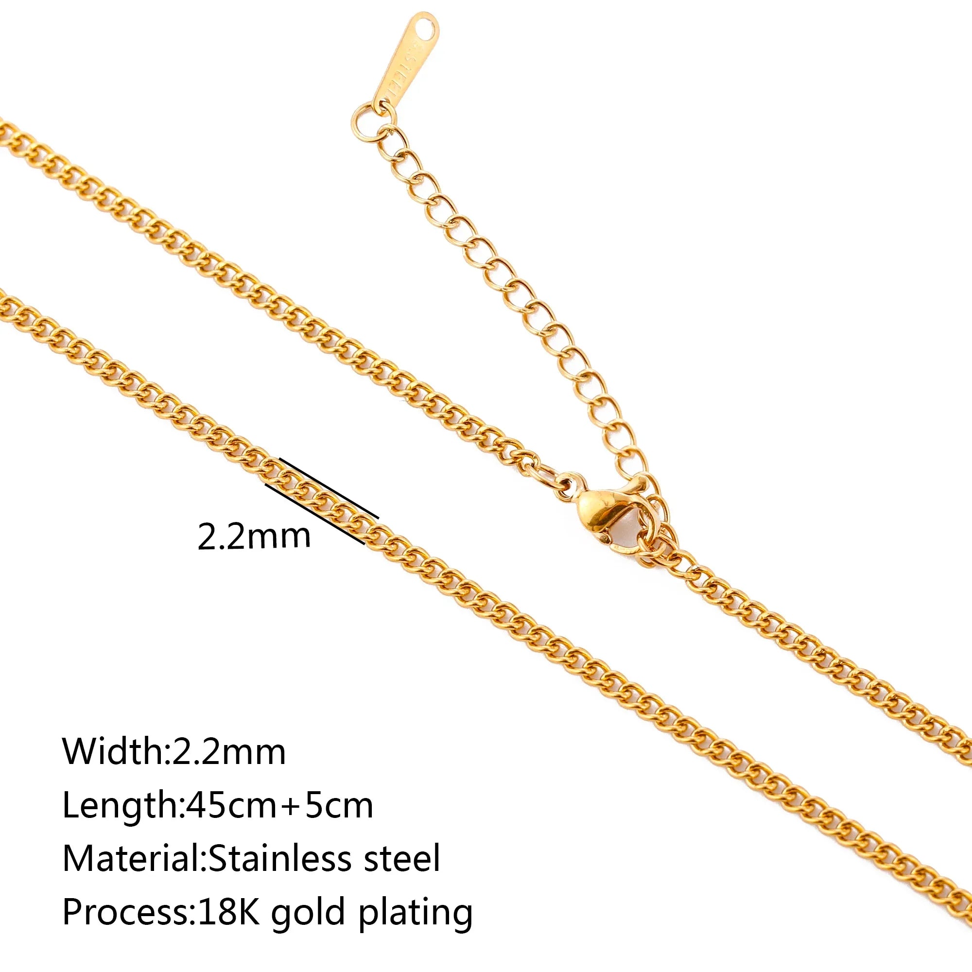 Adjustable Plated Cuba Cross O Ripple Twisted Chain Necklace - Essential Luxury