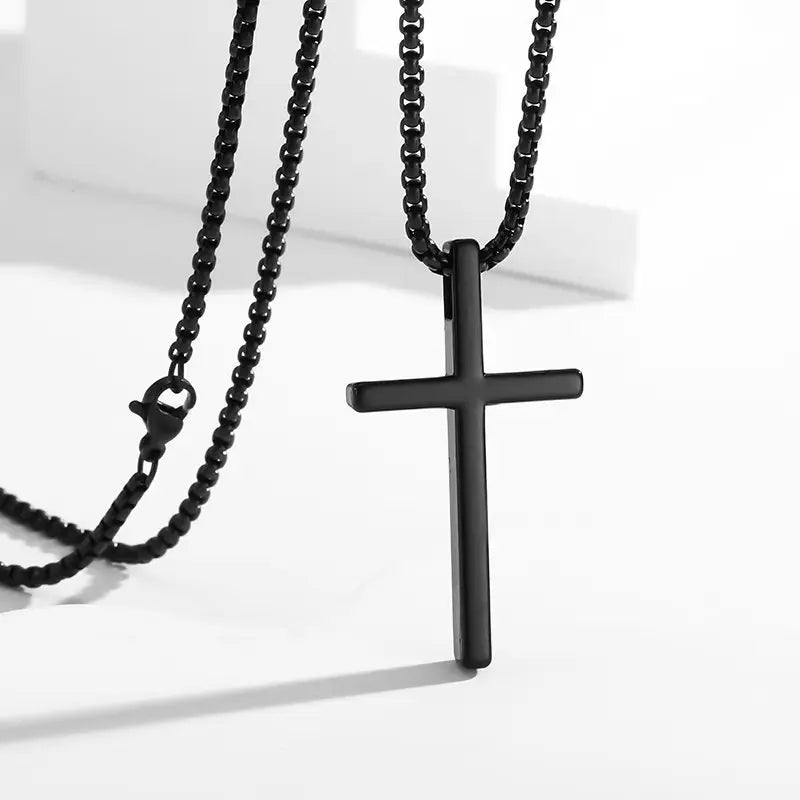 Christian Cross Pendant Necklace.